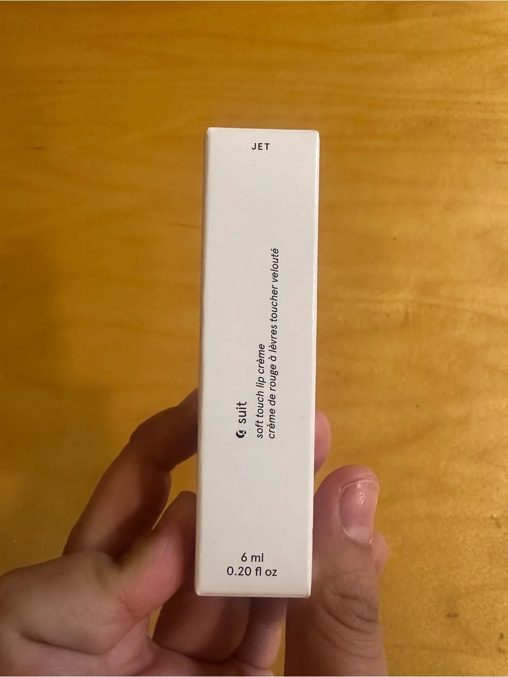 Glossier G Suit Lip Crème in Jet Red NEW